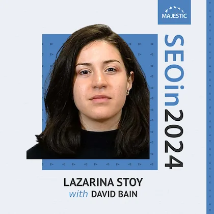 Lazarina Stoy 2024 podcast cover with logo