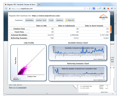 Firefox Backlink Analyzer
